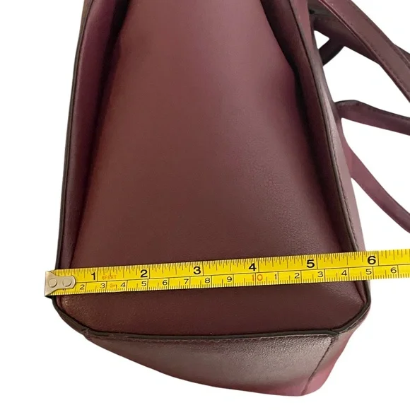 Nine West Burgundy Purse / Hand Bag - Picture 3 of 14